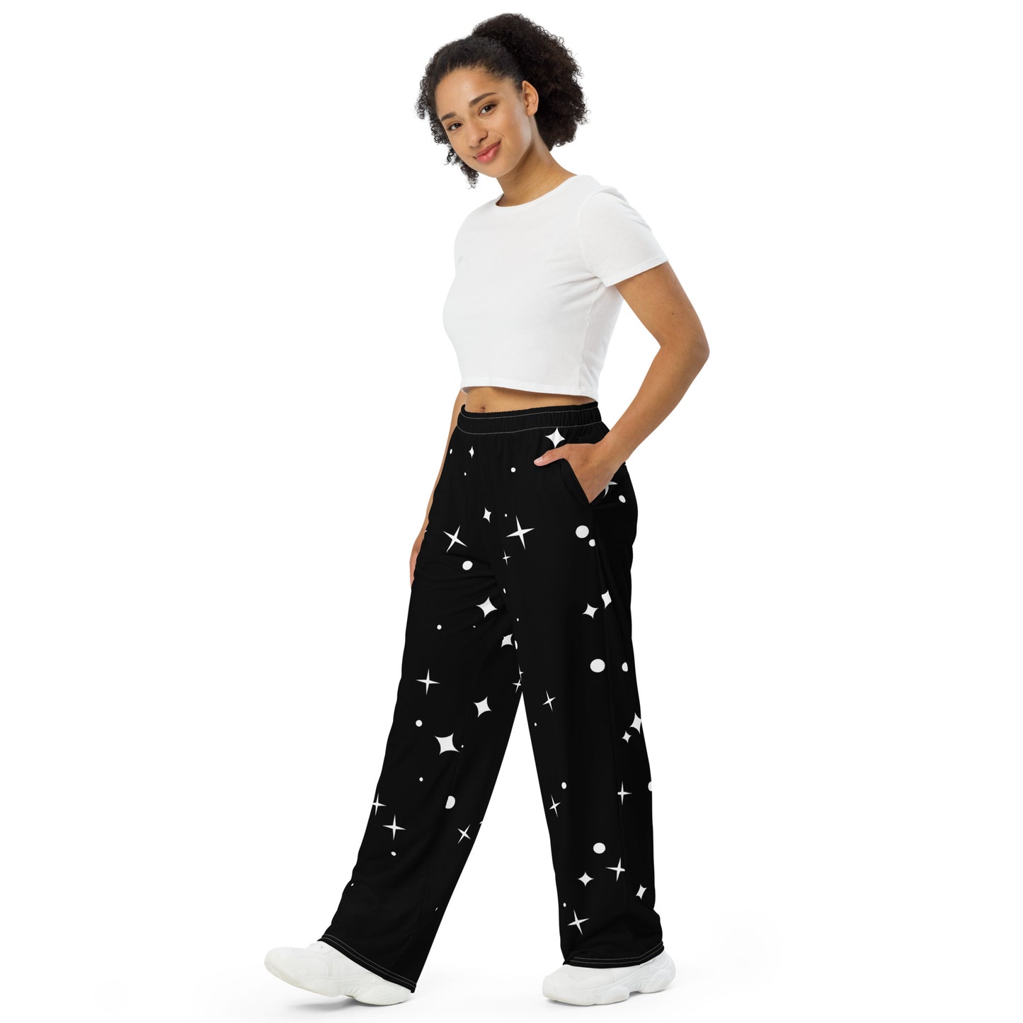 Stars Unisex Wide-leg Pants