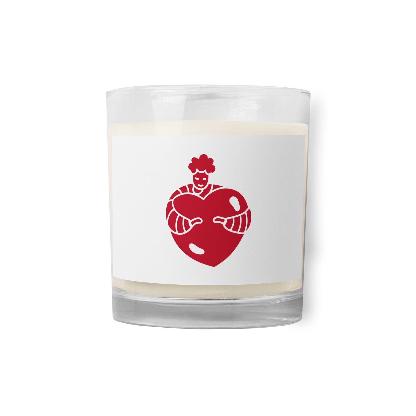 Heart Hug Glass Jar Soy Wax Candle
