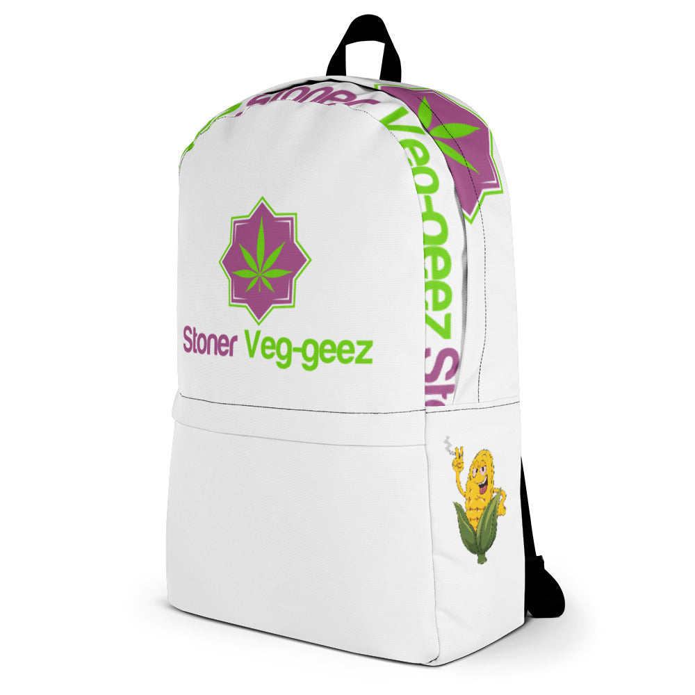White Stoner Veg-geez Backpack