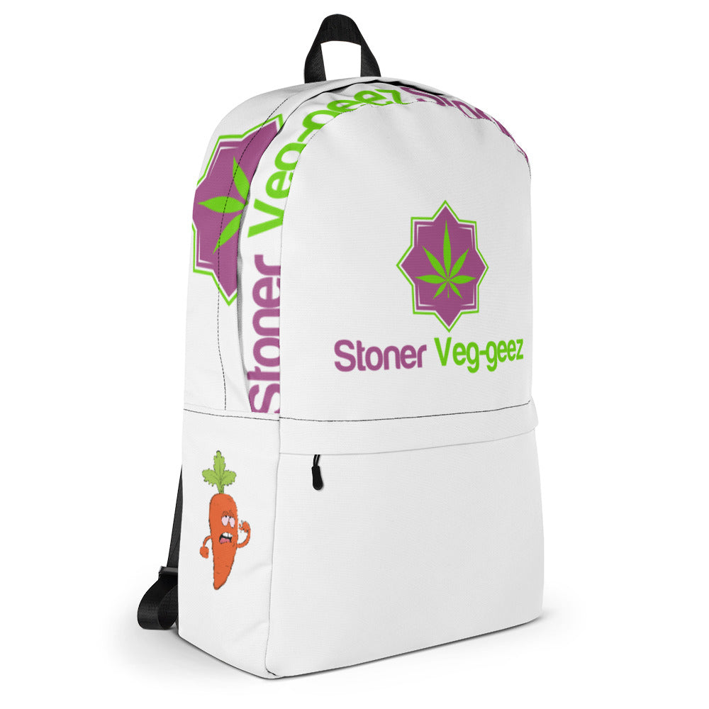 White Stoner Veg-geez Backpack