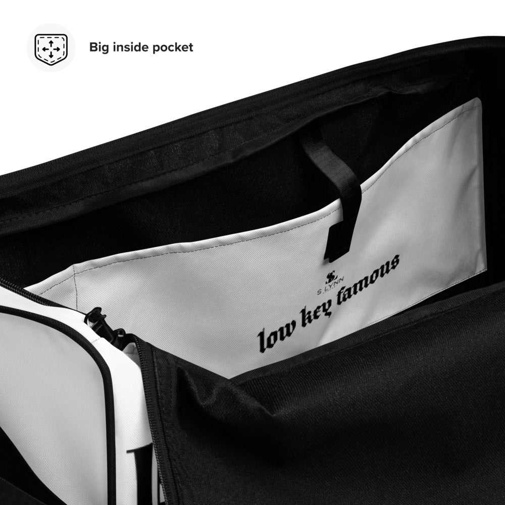 White Low Key Famous Duffle bag
