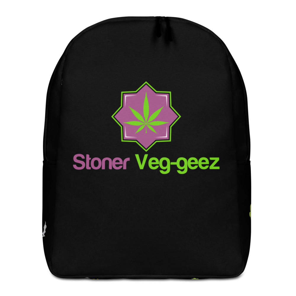 Black Stoner Veg-geez Backpack