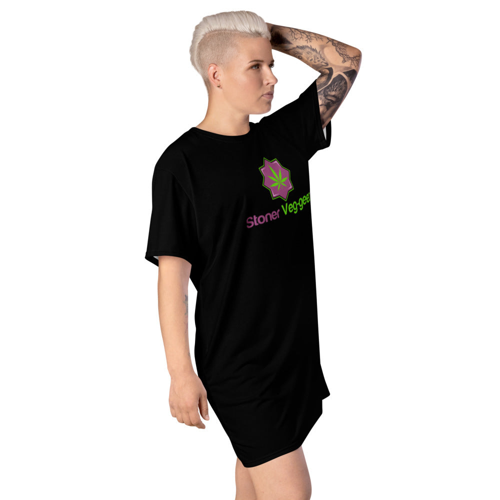 Stoner Veg-geez T-Shirt Dress