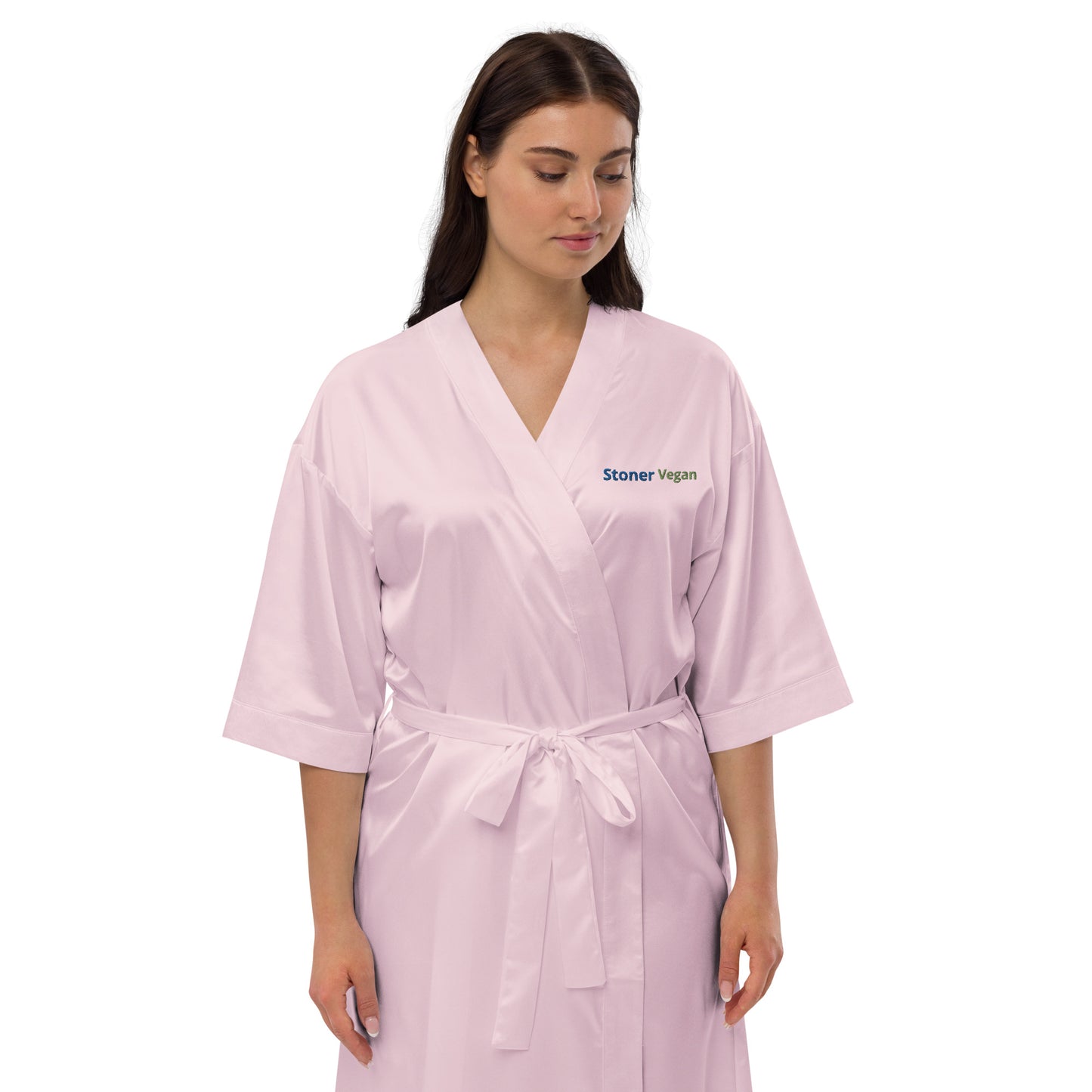 Stoner Vegan Satin Robe