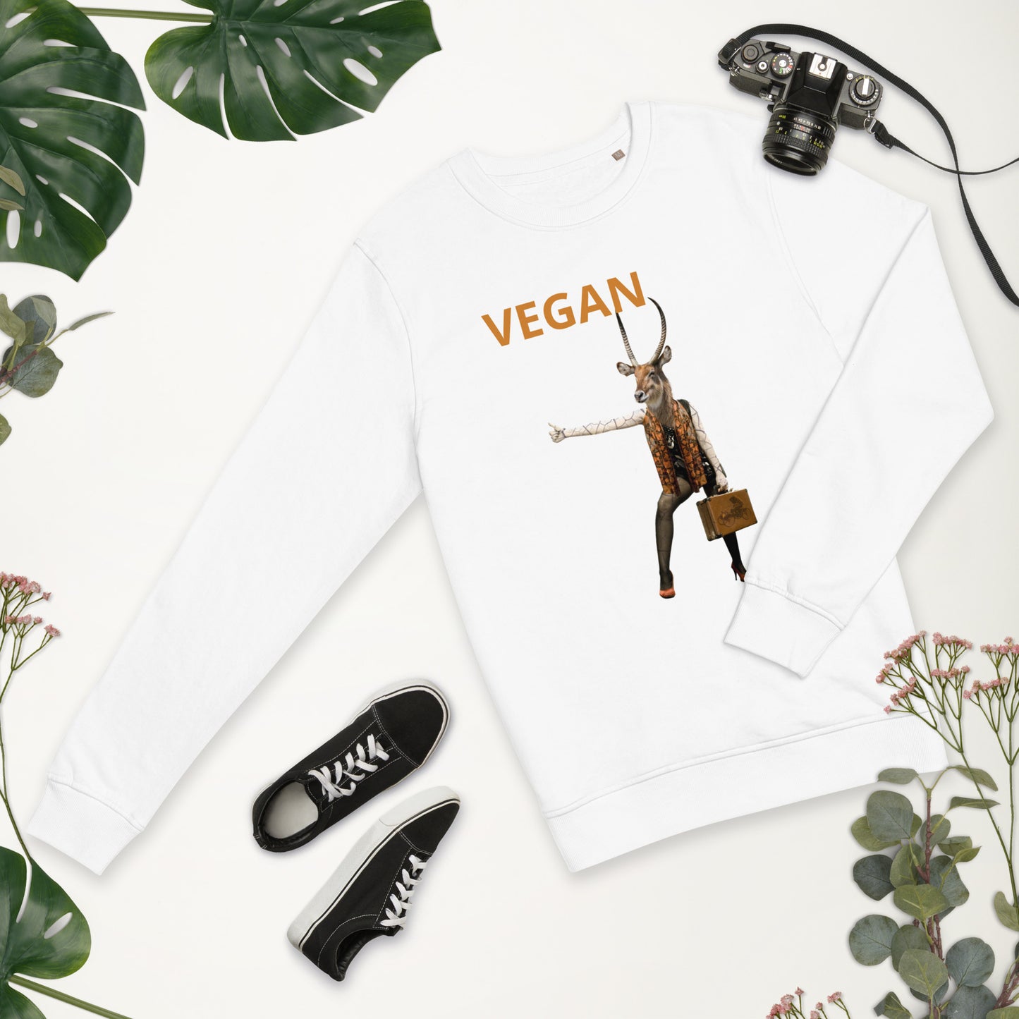 Vegan Unisex Organic Sweatshirt